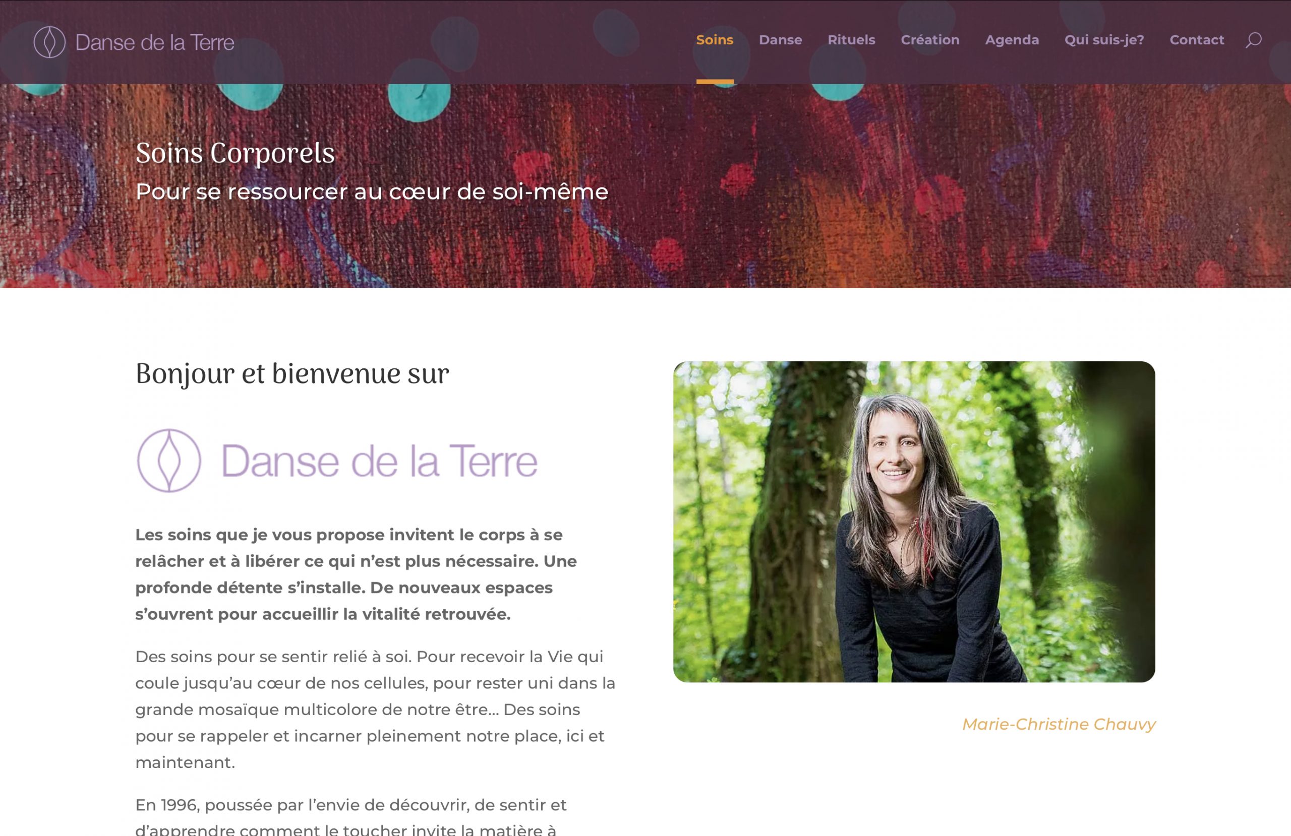 Welcome Page #gadlab Client Danse-de-la-Terre