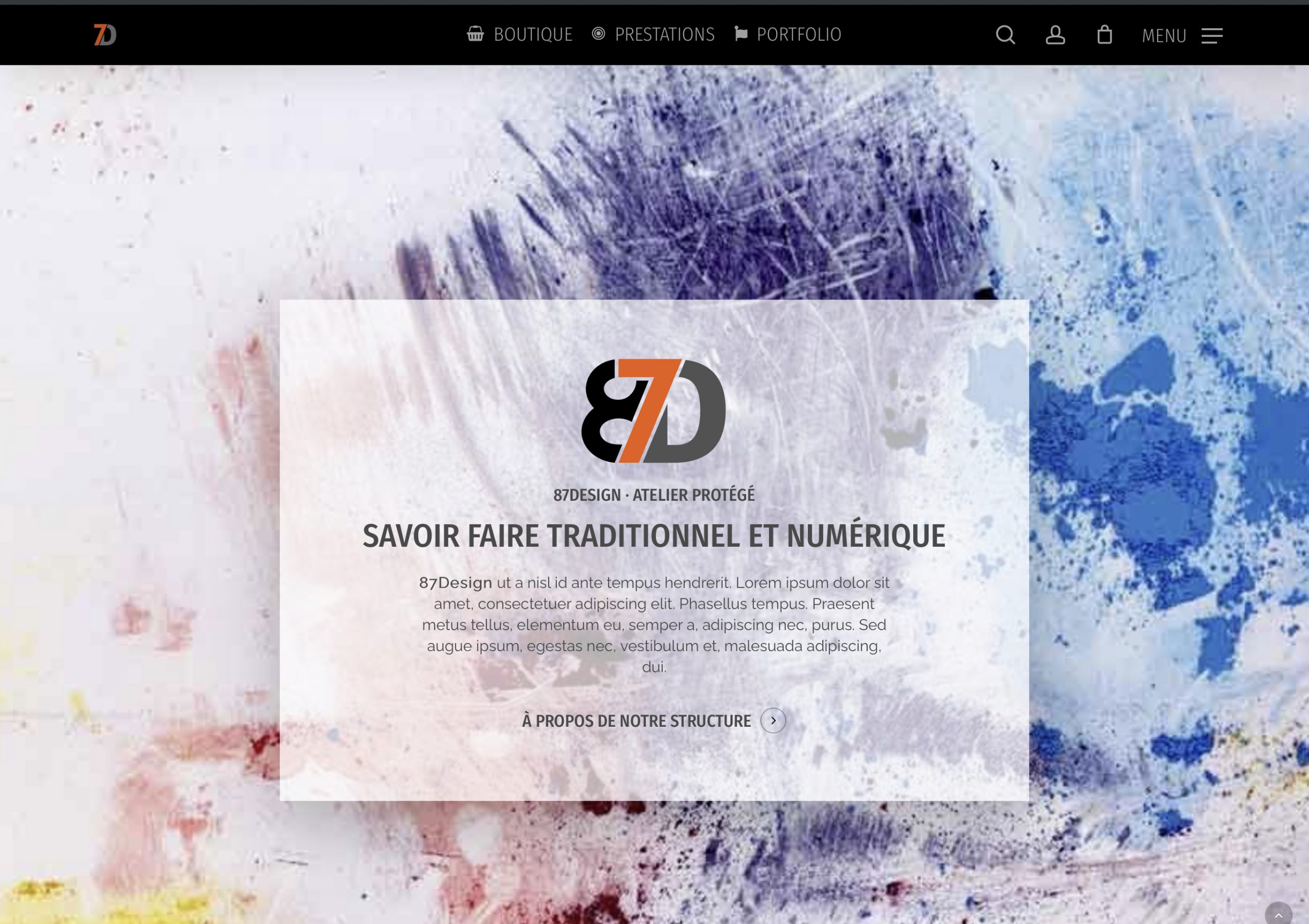 Traditional & Digital know-how #gadlab Client 87Design Home