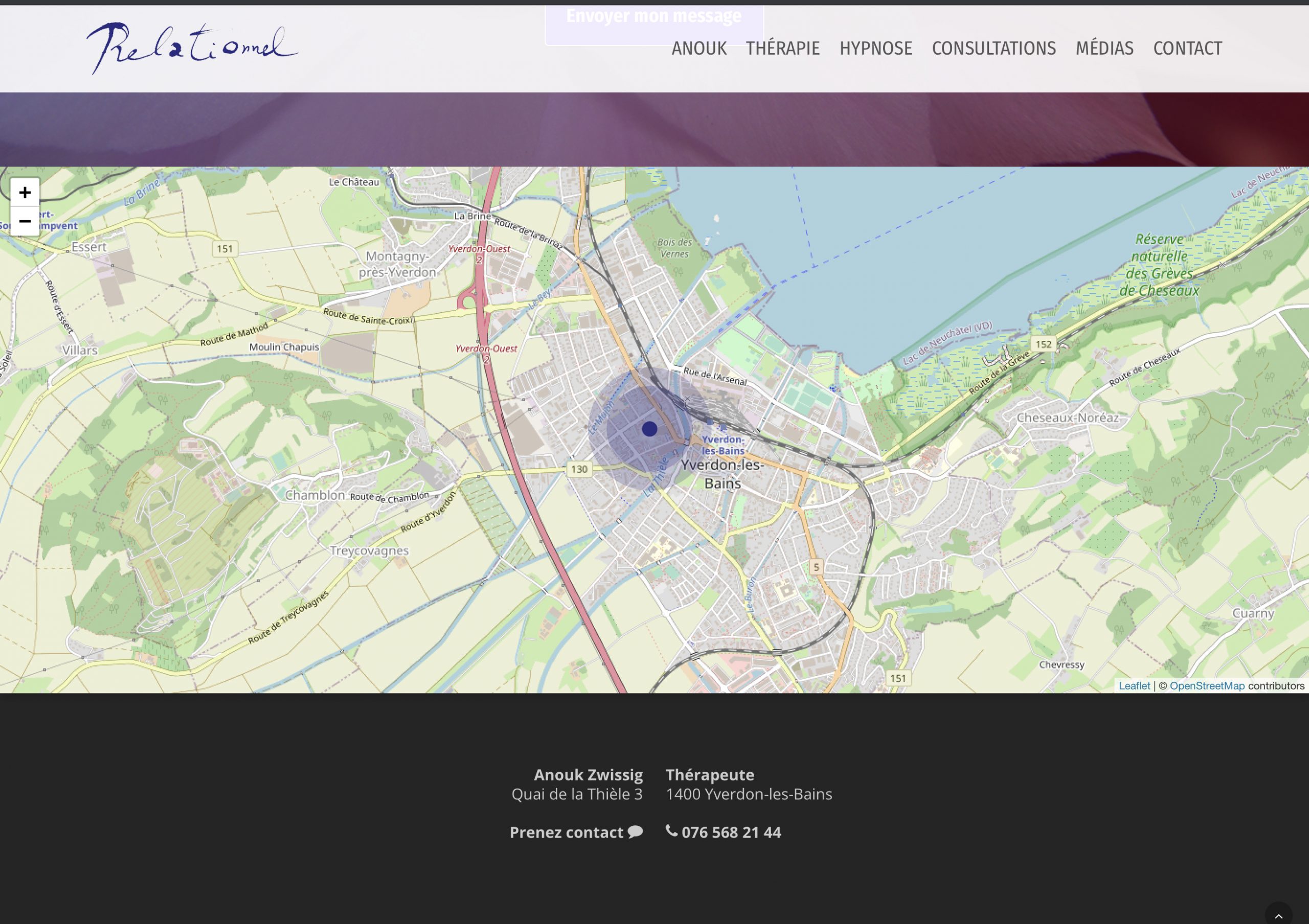 Footer Section #gadlab Client Relationnel