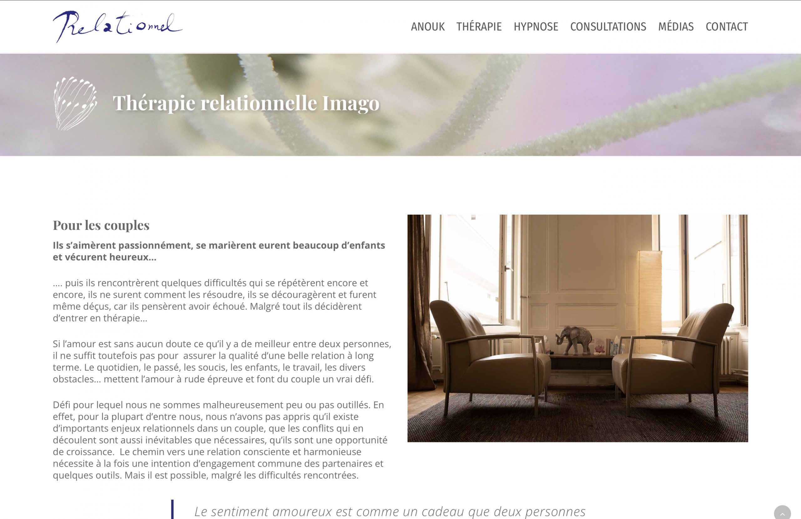 Therapy Section #gadlab Client Relationnel