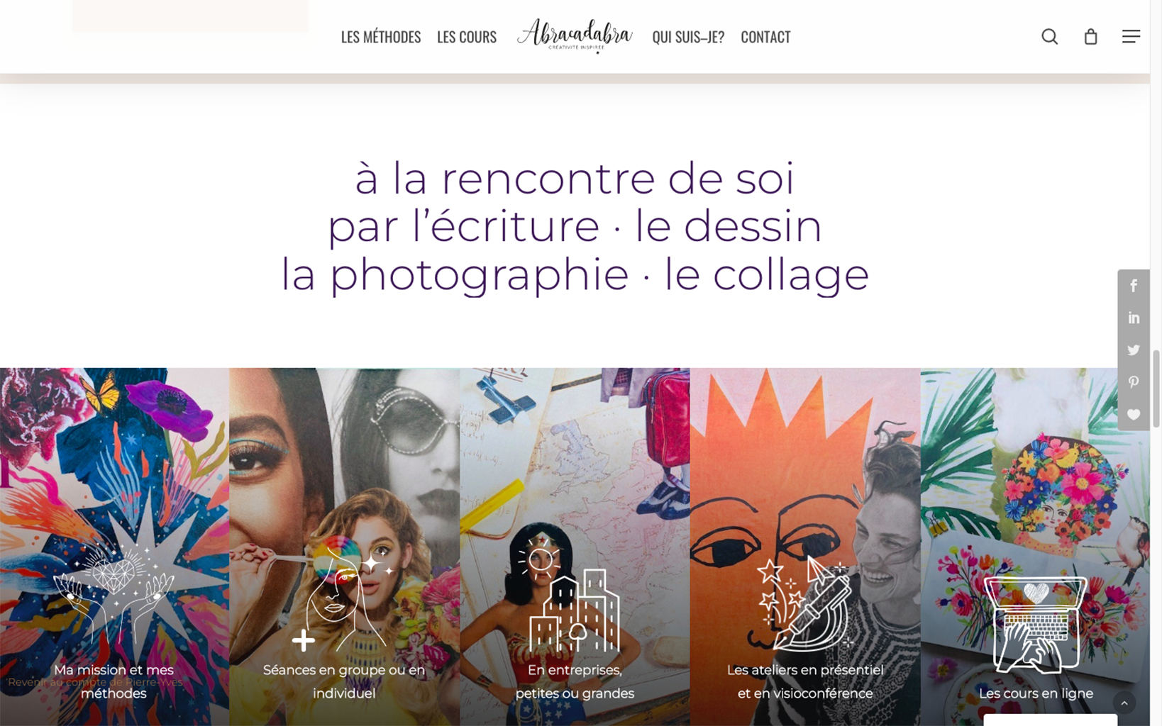 Menu Methodes #Atelier #Abracababra