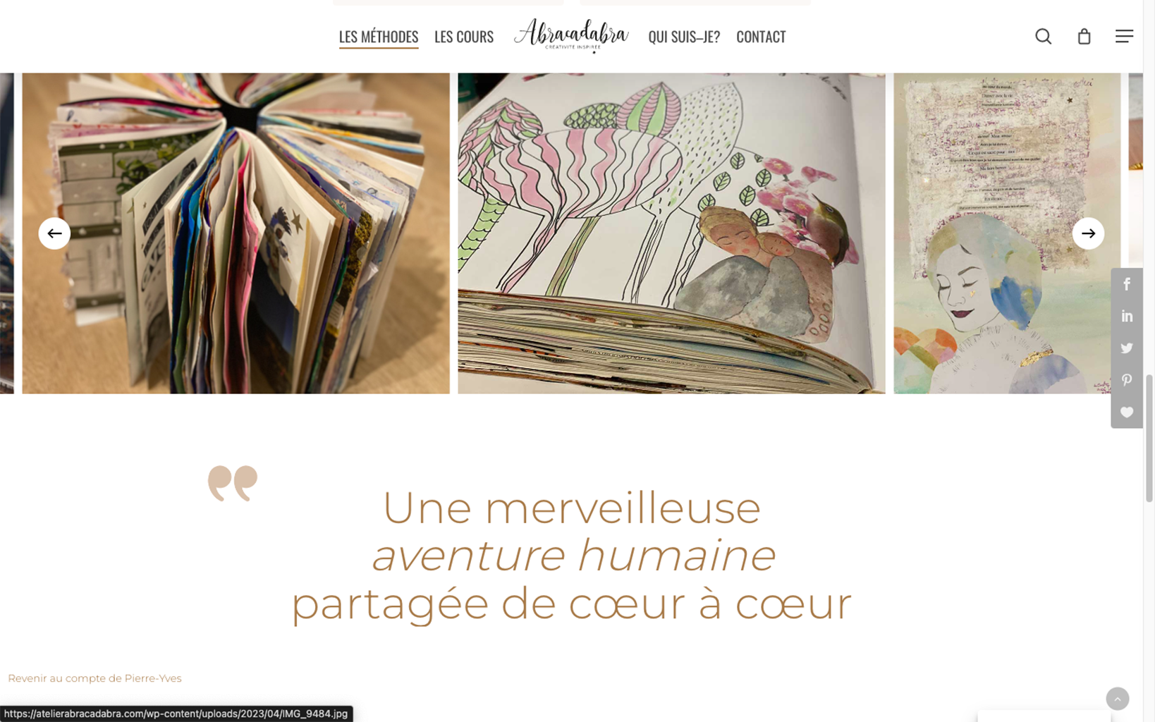 Mid·Page Carousel #Atelier #Abracababra