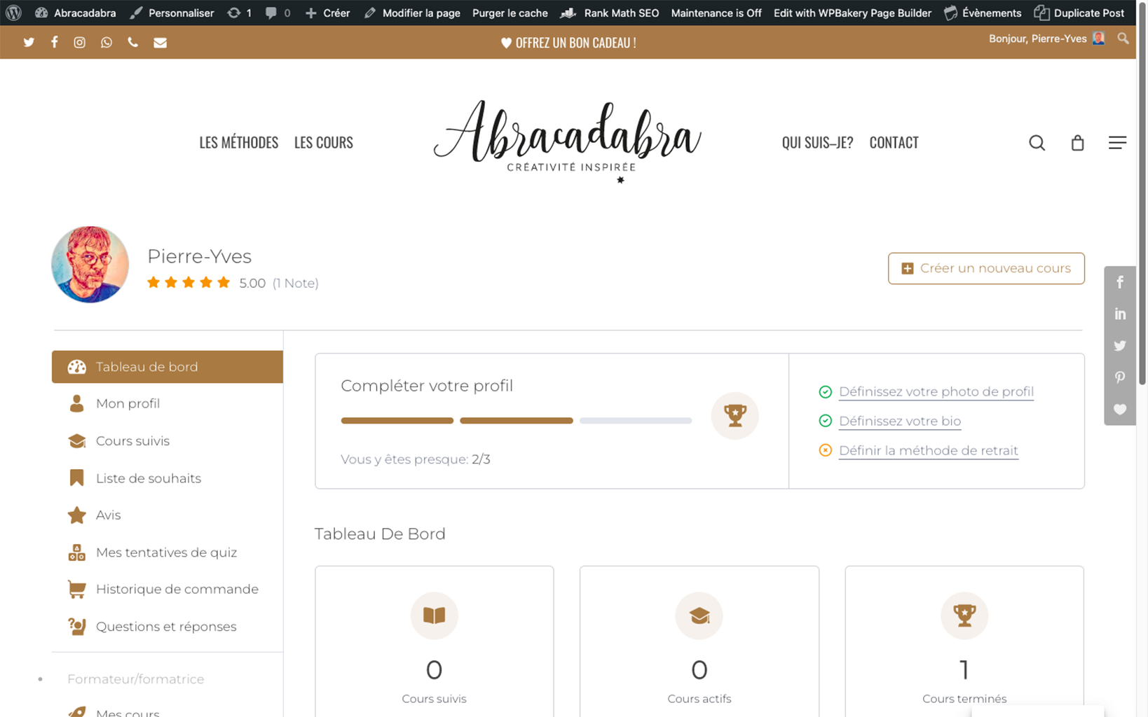 Mon compte #Atelier #Abracababra